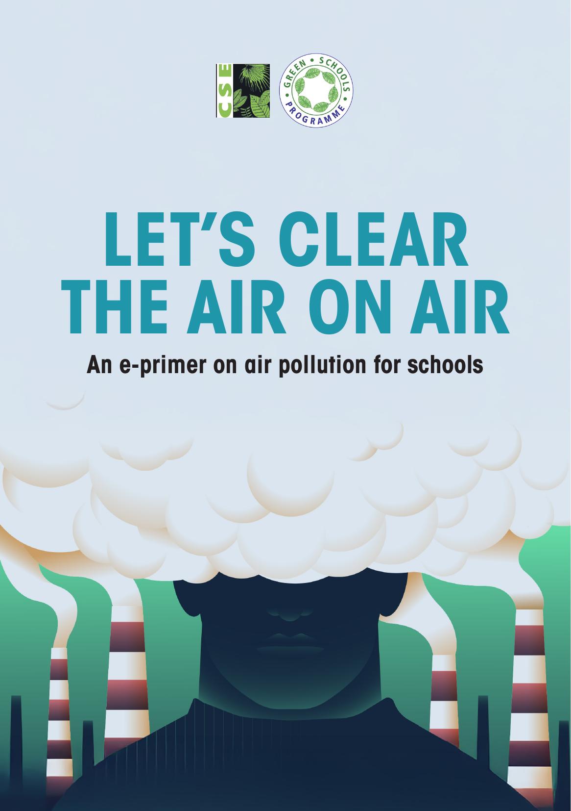 Cover page of 'Let's Clear the Air on Air' e-primer by CSE India